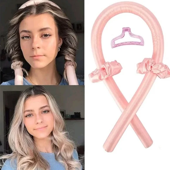 Heatless Hair Curler Wrap Leopard Print TikTok Famous - Picture 4 of 9